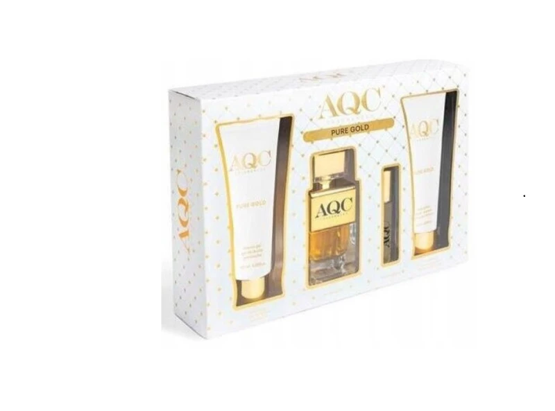 Casetă Cadou ( Sg 120 Ml + Bl 120 Ml + Edt 100 Ml +Edt 15 Ml ) Pure Gold Aqc